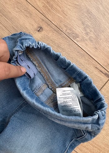 Erkek Çocuk Mavi Elastik Belli Kot Pantolon - Görsel 4