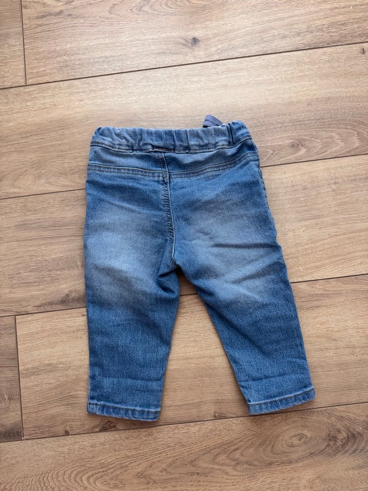 Erkek Çocuk Mavi Elastik Belli Kot Pantolon - Görsel 2