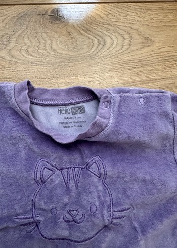 Mor Bebek Kız Takımı Uzun Kollu - Görsel 3