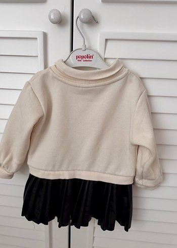 Kız Çocuk Beyaz Pamuklu Sweatshirt - Görsel 2