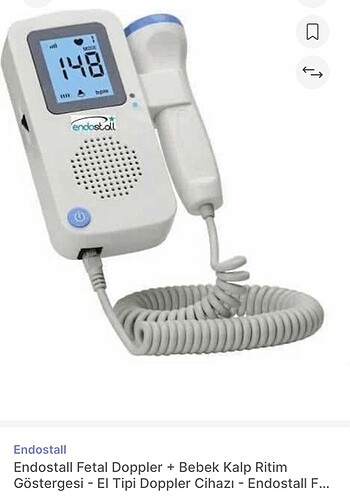 Fetal bebek kalp dinleme cihazı