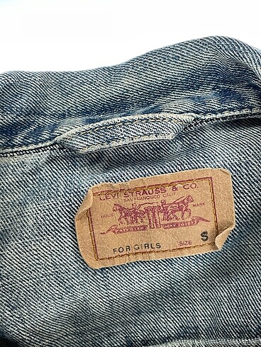 xs Beden çeşitli Renk PreLoved Kot Ceket %70 İndirimli.