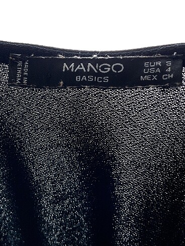 s Beden siyah Renk Mango Kısa Elbise %70 İndirimli.