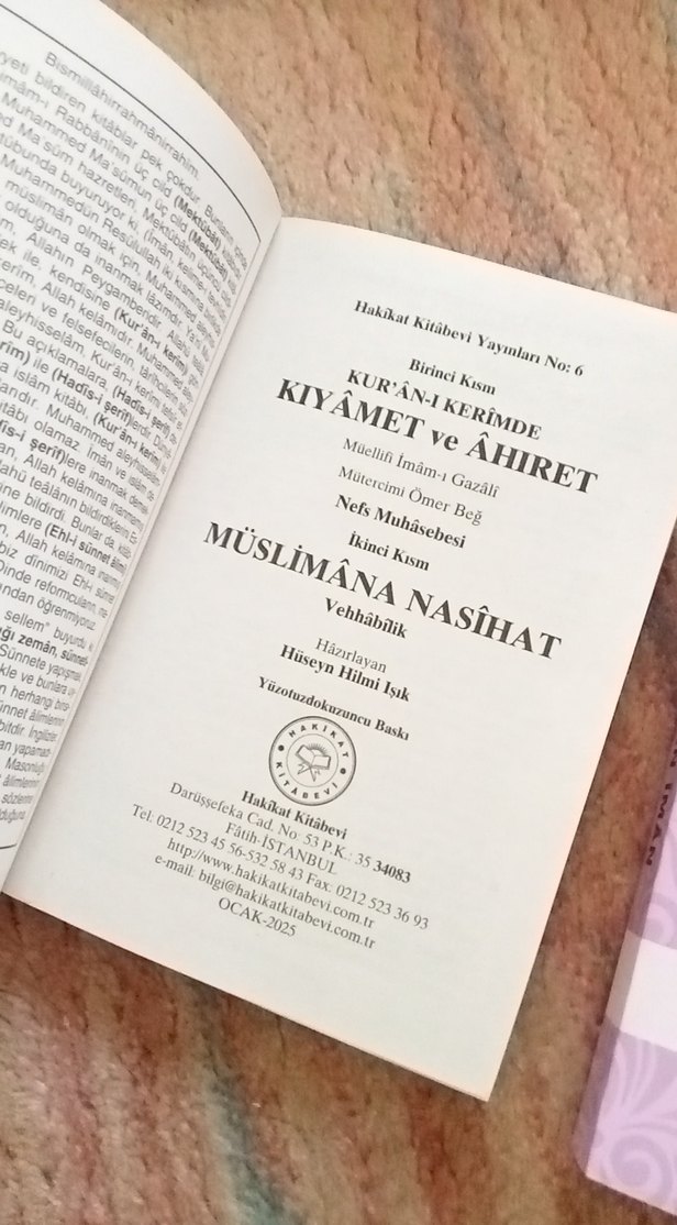 Kıyamet ve Ahiret ile İman Kitapları Hüseyin Hilmi Işık - Görsel 4