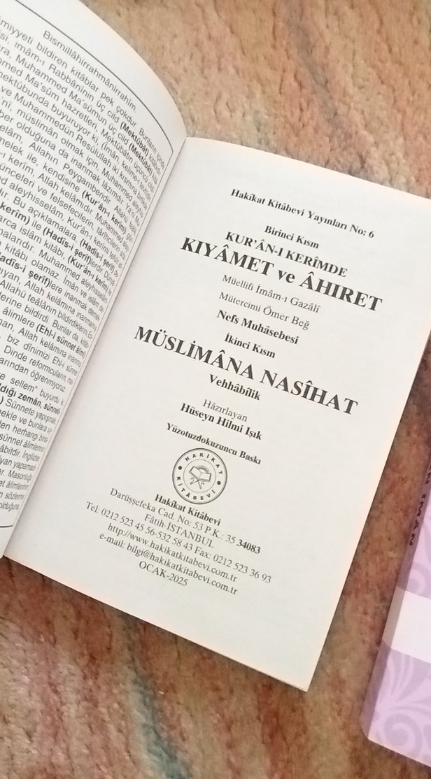 Kıyamet ve Ahiret ile İman Kitapları Hüseyin Hilmi Işık - Görsel 5