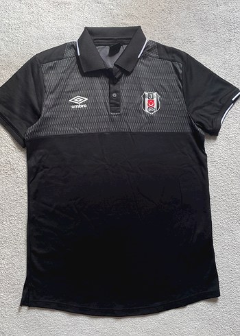 Siyah Kısa Kollu Polo Tişört / Beşiktaş forma