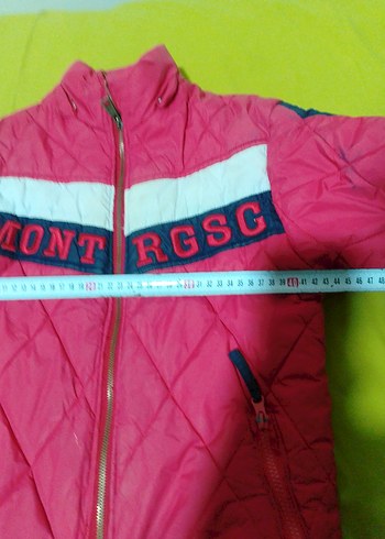Çocuk Pembe Kapüşonlu Fermuarlı Kışlık Mont , RGSS kullanılmış - Görsel 2