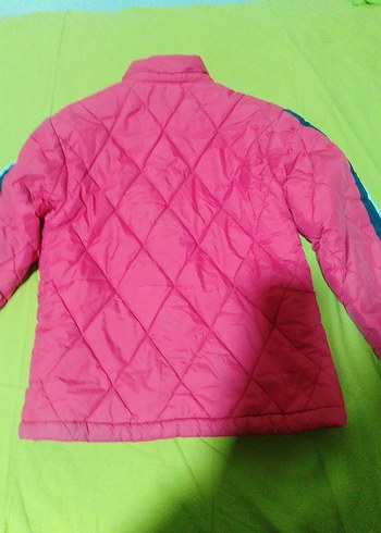 Çocuk Pembe Kapüşonlu Fermuarlı Kışlık Mont , RGSS kullanılmış - Görsel 5