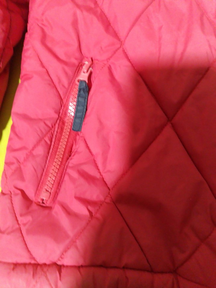 Çocuk Pembe Kapüşonlu Fermuarlı Kışlık Mont , RGSS kullanılmış - Görsel 4