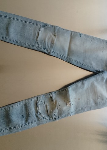 Kadın Mavi Denim Rahat Kesim Jean RUM marka