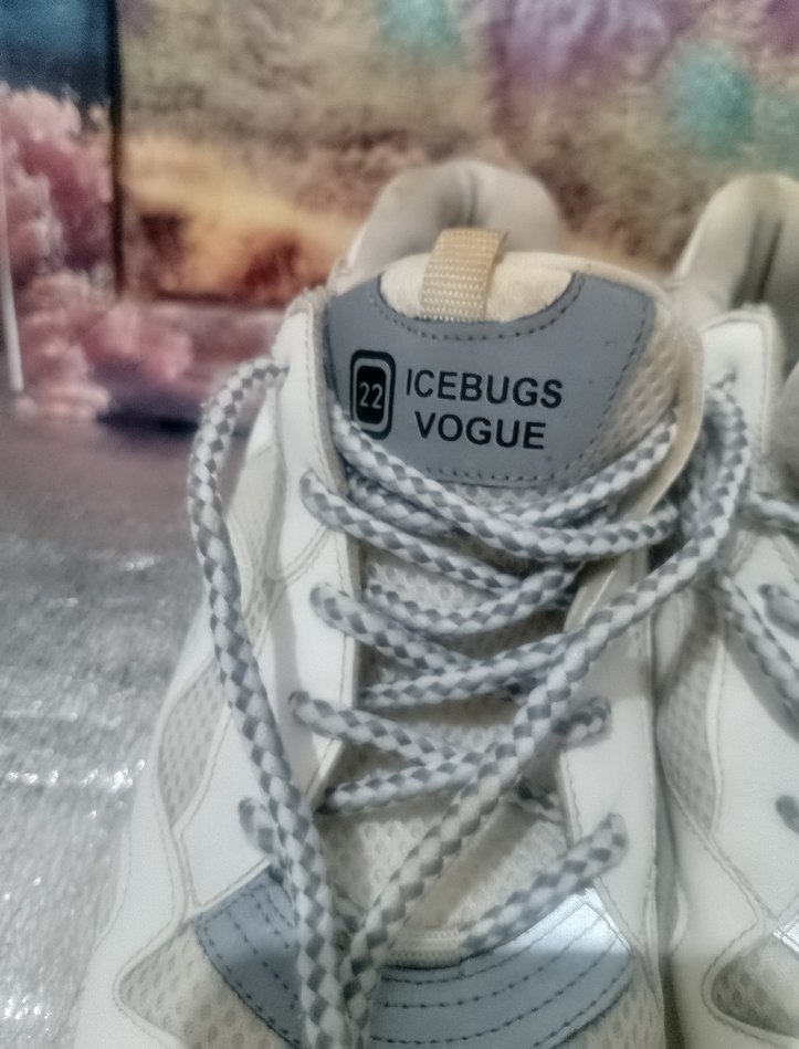 Yılan Desenli Beyaz Platform Spor Ayakkabı - Görsel 3