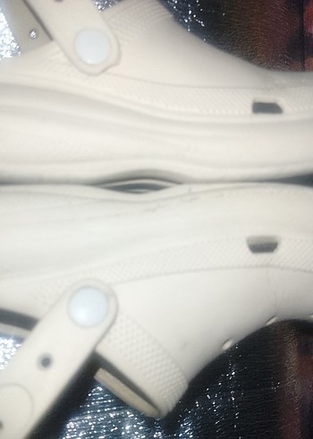 Beyaz Kız Çocuk Rahat Terlik croks - Görsel 6