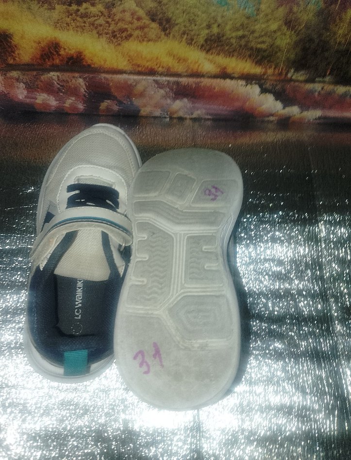 LC waikiki Gri Beyaz Erkek Çocuk Spor Ayakkabı - Görsel 5