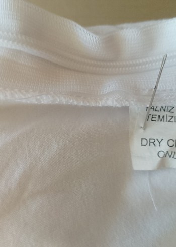 Beyaz Keten Midi Etek - Görsel 9