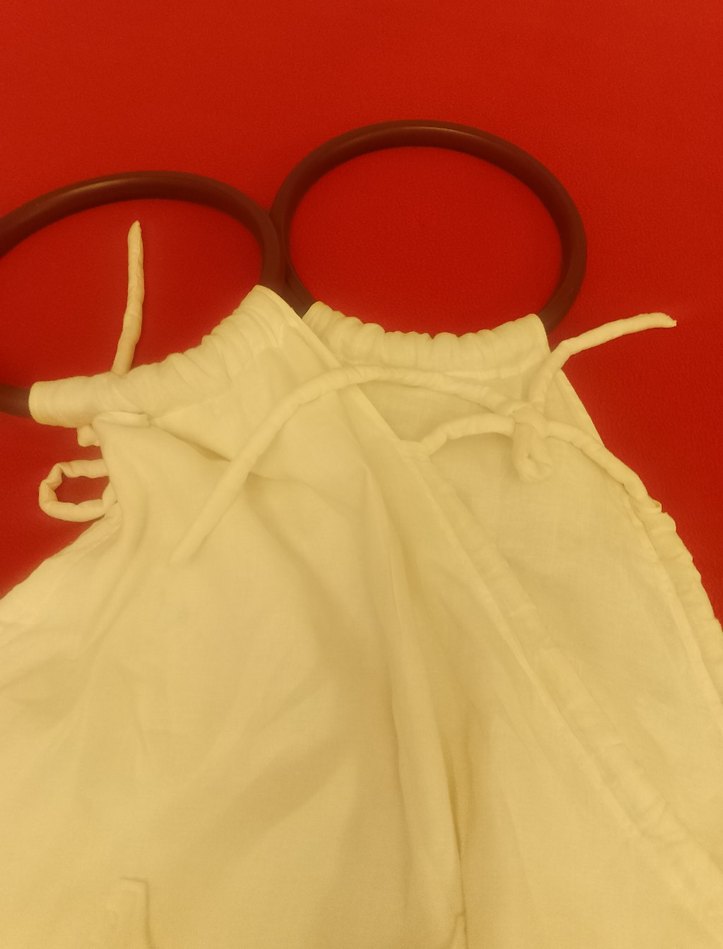 Beyaz pilaj ve günlük çanta - Görsel 5