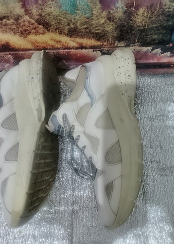 Beyaz Kadın Dolgu Topuklu Spor Ayakkabı - Görsel 5