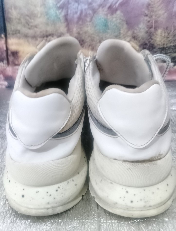 Beyaz Kadın Dolgu Topuklu Spor Ayakkabı - Görsel 3