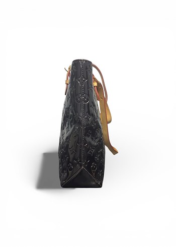 Louis Vuitton Orjinal Siyah Parlak Deri Tokalı Kadın Çanta - Görsel 2