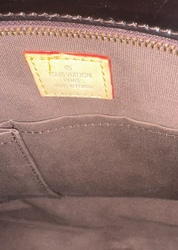 Louis Vuitton Orjinal Siyah Parlak Deri Tokalı Kadın Çanta - Görsel 4