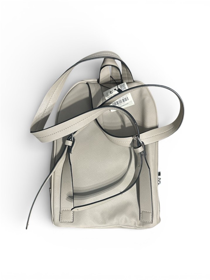 Zara Gri Deri Kadın Sırt Çantası - Görsel 3