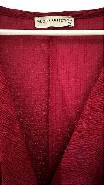 Mudo Mudo Collection Bordo Elbise 42 Beden