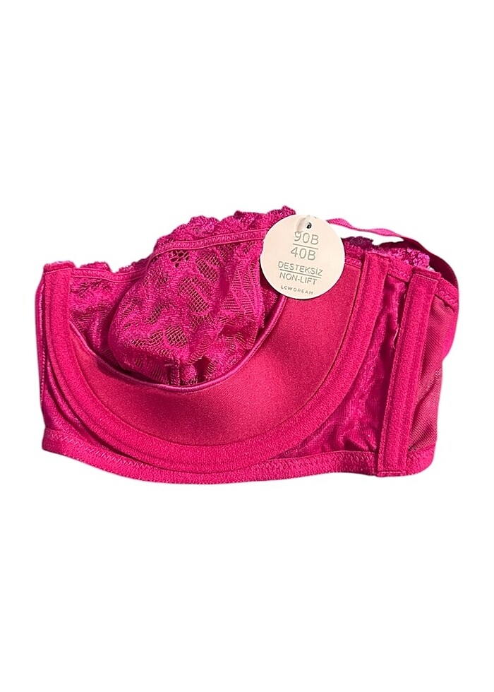 LCW Dream Dantelli Sütyen Fuşya Renk 90B Beden - Görsel 4