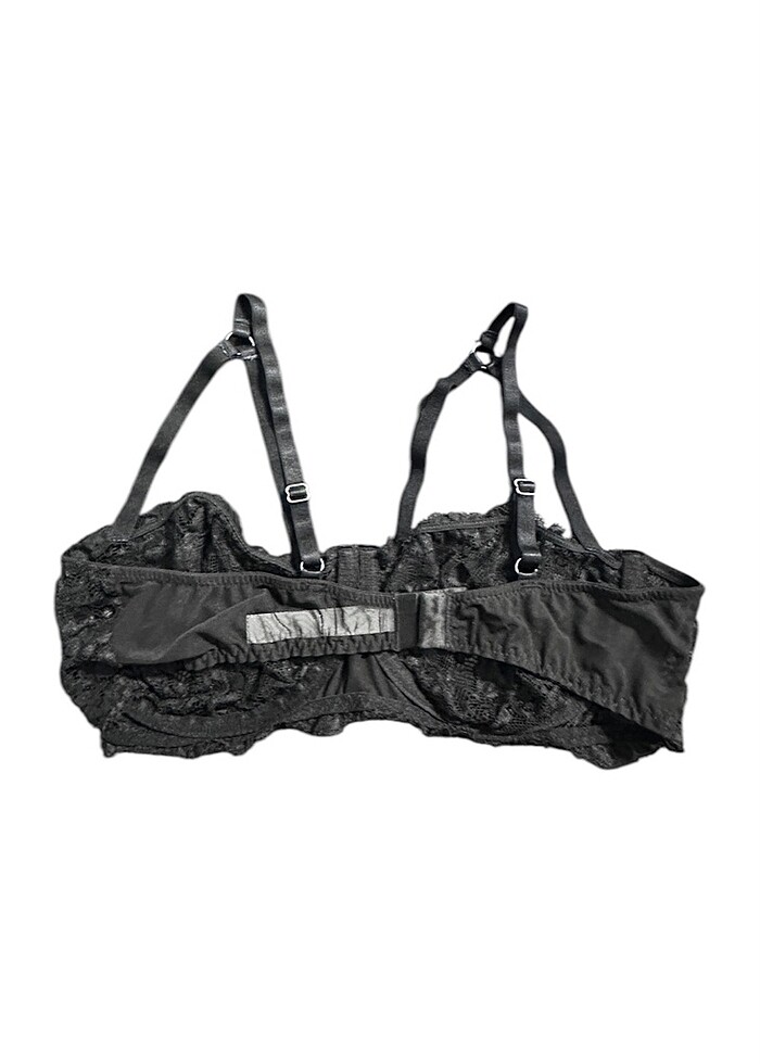 Trendyol Balenli Dantelli Siyah Sütyen 3XL Beden - Görsel 2