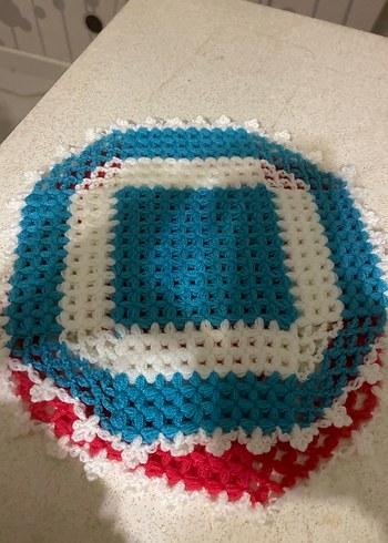 Turkuaz ve Beyaz Banyo Süngeri - Görsel 3