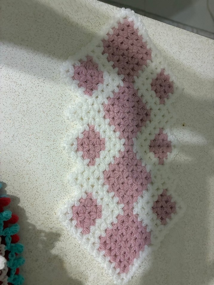 Mor ve Beyaz Renkli Banyo Süngeri - Görsel 3