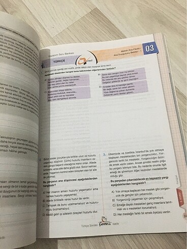 7. Sınıf Türkçe test çanta yayıncılık