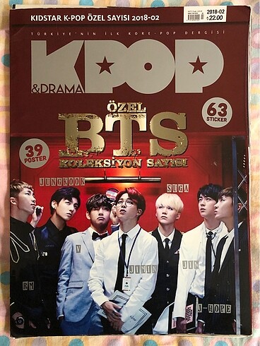 Kpop dergi BTS özel koleksiyon sayı