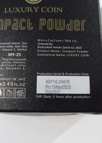 LUXURY COIN Koyu Bej Pudra İslam ve kuru kullanabilirsiniz - Görsel 5