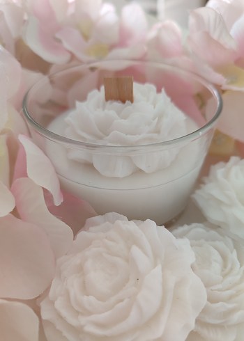 Tasarımcı Şakayık Soya Mum