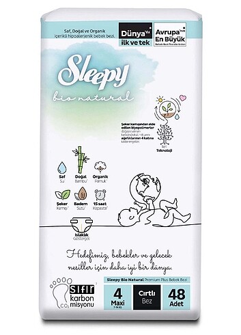 Sleepy bio natural 4 numara 