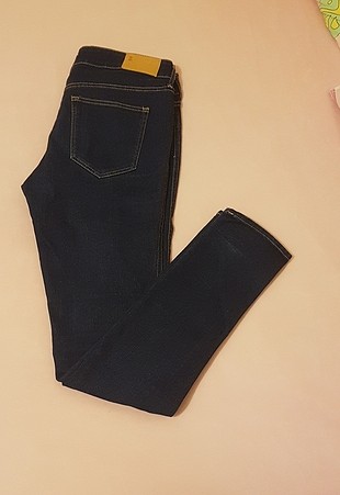 h&m jeans koyu lacivert