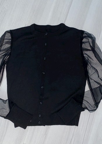 Düğmeli Siyah Gotik Kadın Bluz