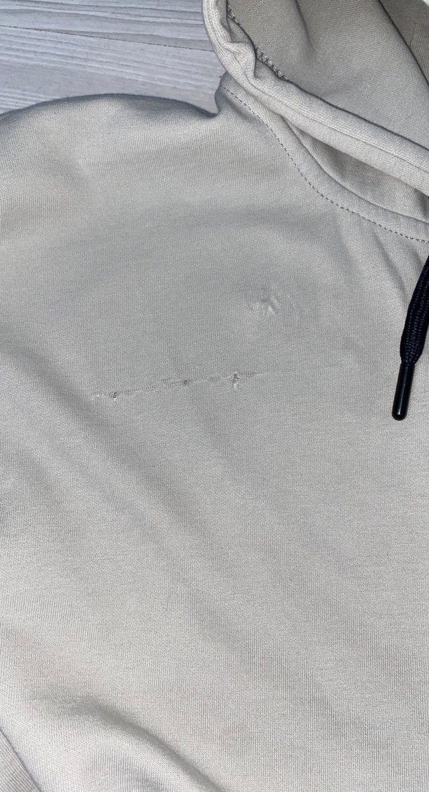 Polo Erkek Beyaz Kapüşonlu Fermuarlı Sweatshirt - Görsel 3