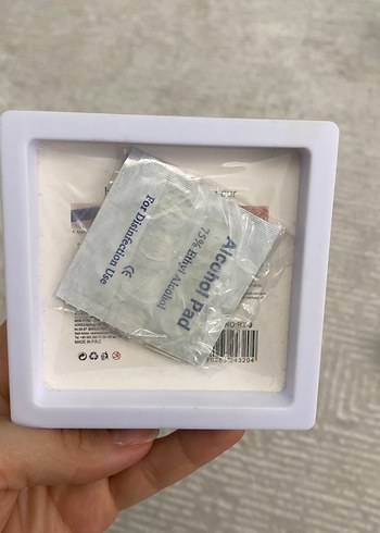 Bej Taşlı Takma Tırnak Seti - Görsel 2