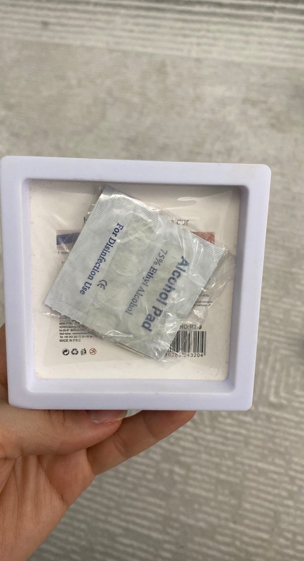 Bej Taşlı Takma Tırnak Seti - Görsel 2