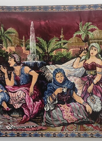Diğer Kahveci güzeli duvar halısı
