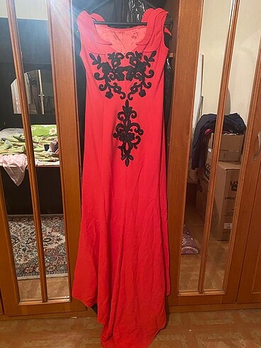 Diğer Hafif balık model uzun elbise