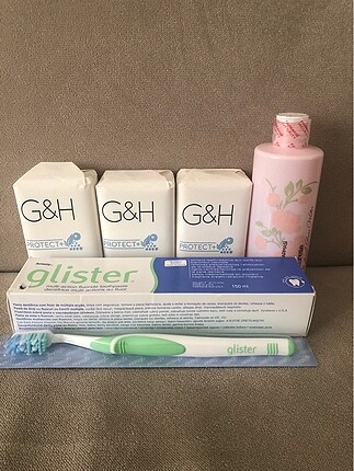 Amway G&H Protect Sabun, Glister Diş Macunu ve Diş Fırçası