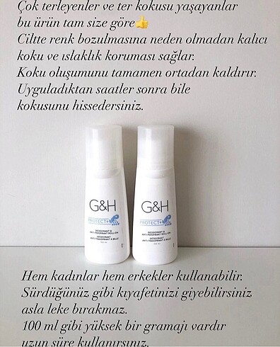 Amway G&H Roll-on / 4 Adet