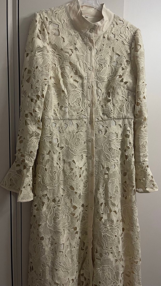 Dantel İşlemeli ithal Kadın Elbise - Görsel 2