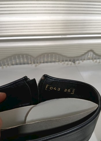 Siyah Deri Tokalı Dizüstü Çizme - Görsel 7