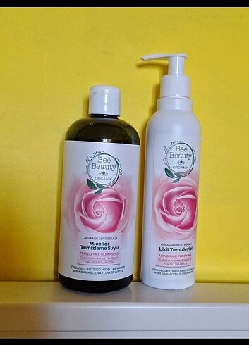 Bee Beauty Organik Makyaj Temizleyici 2'li Set