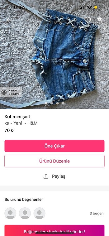 s Beden Şort üst üst