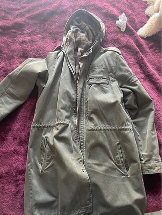 Erkek Haki Parka