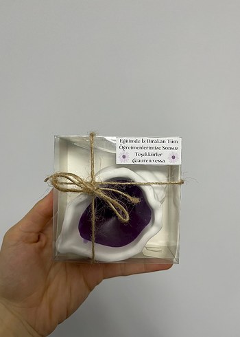 öğretmenler günü özel kutulu mum - Görsel 2