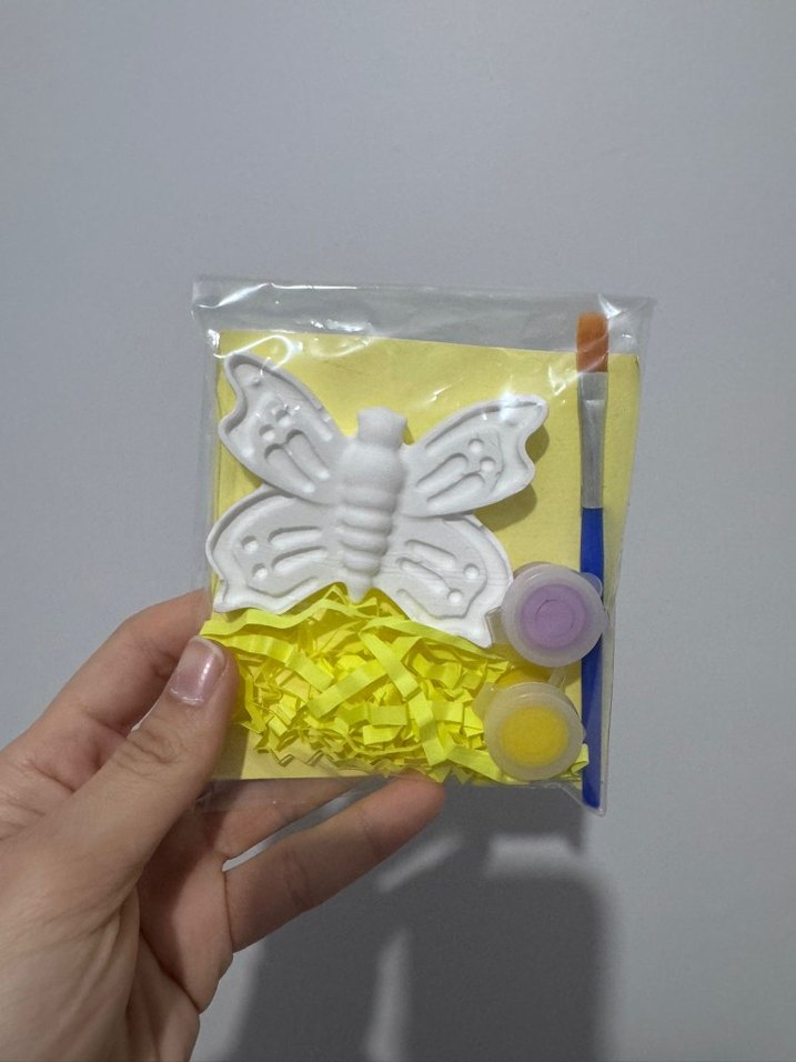 Beyaz Tavşan Şekilli Boyama Seti - Görsel 3